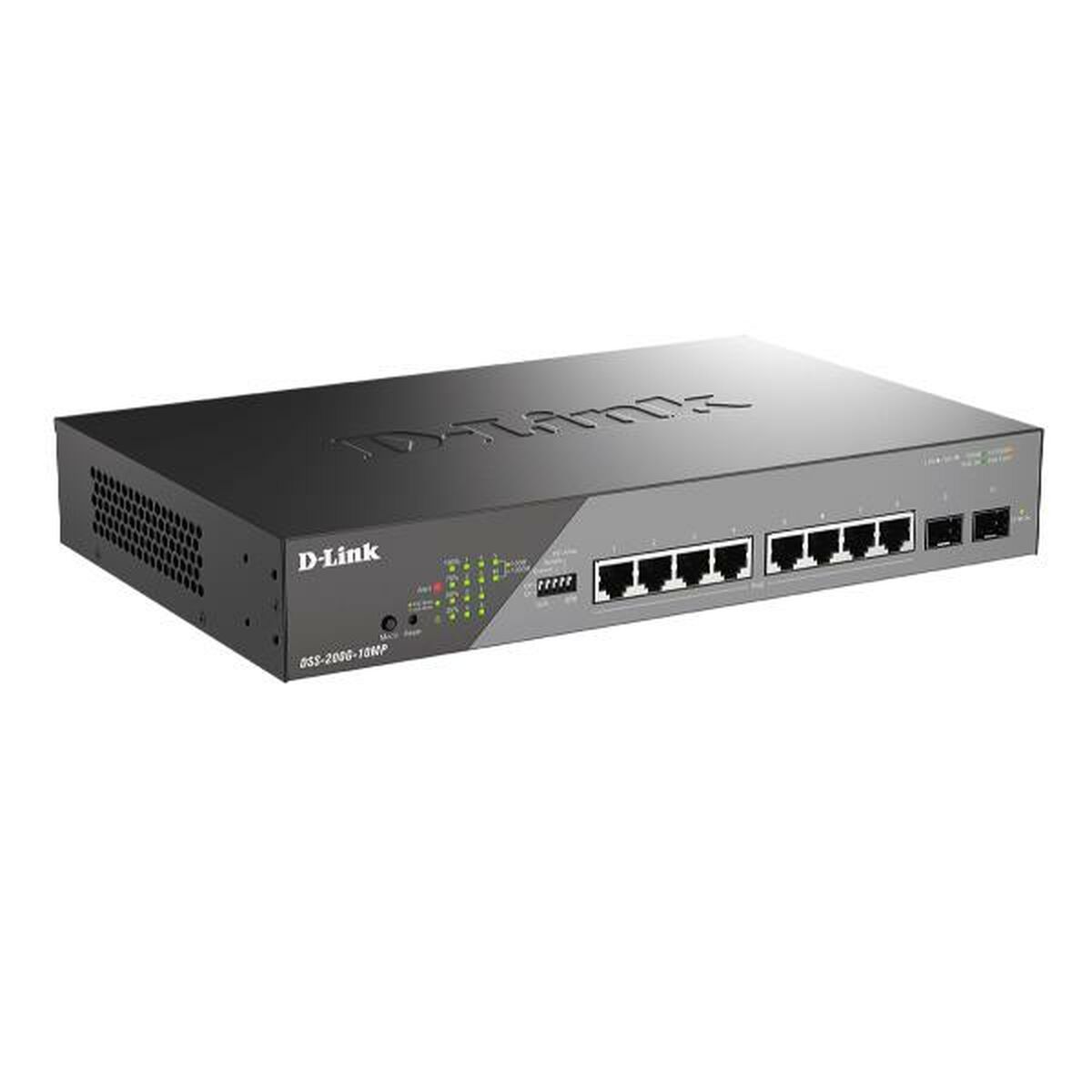 Komutatorius D-Link DSS-200G-10MP/E
